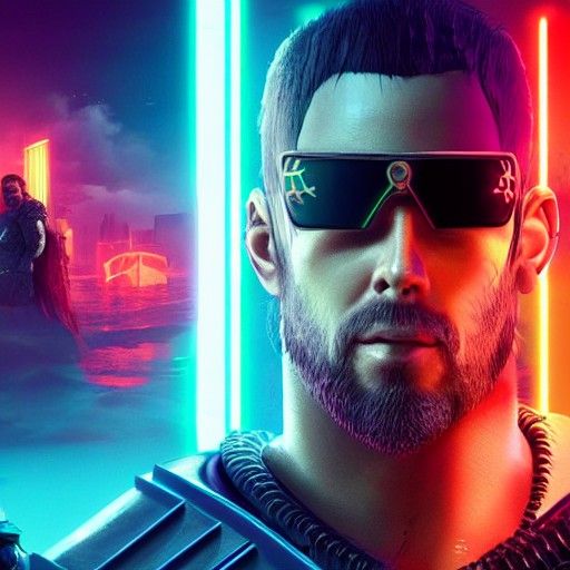 Cyberpunk viking