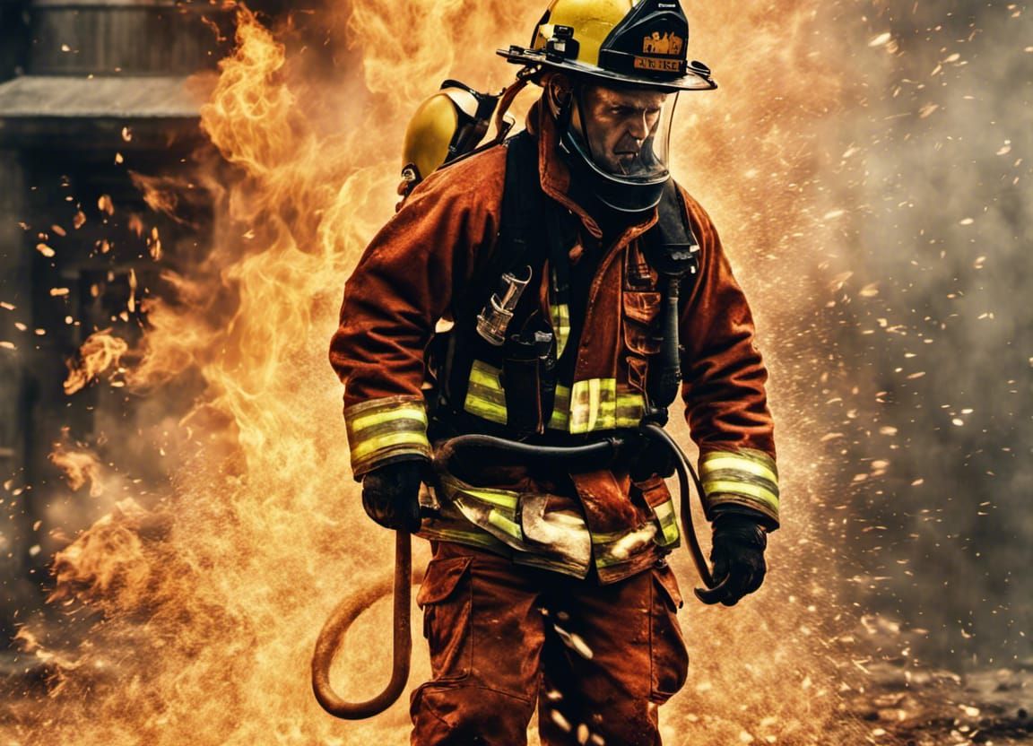 Men Firefighter 4k Ultra HD Wallpaper