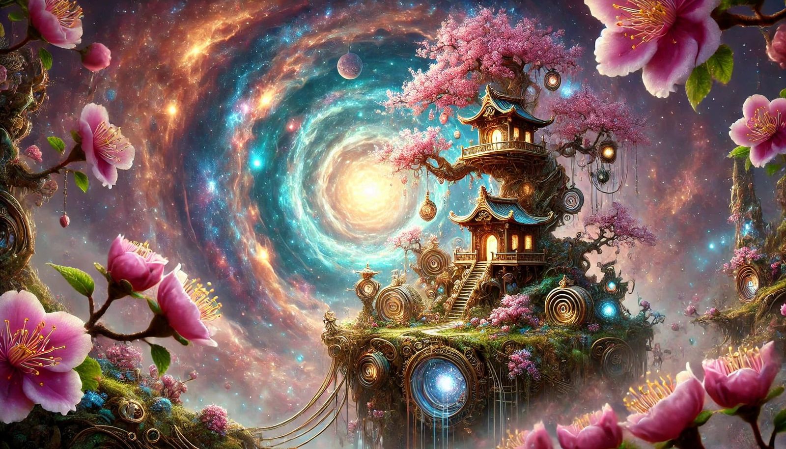 Fantasycore Elegance: House Among Petals