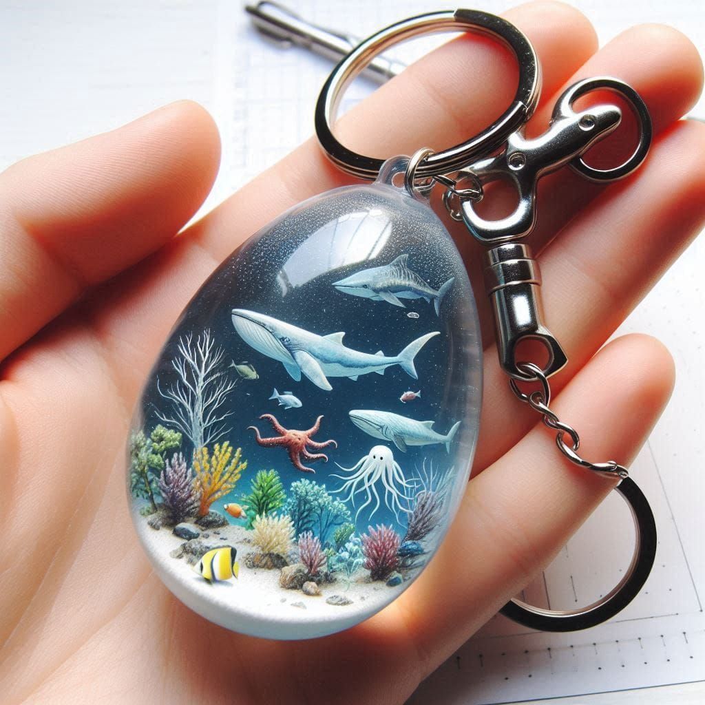 Aquatic Keychain Fob