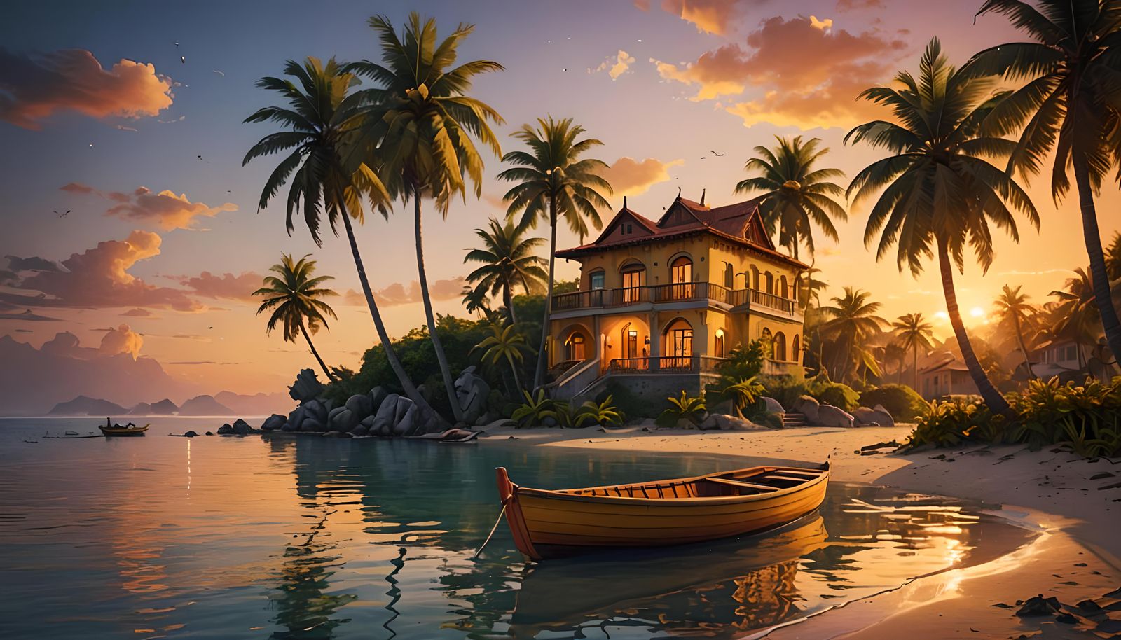 Hawaiian Sunset   by @Queen Ari