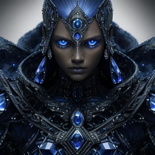 Sapphire humanoids.
