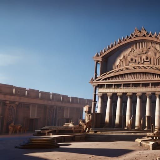 Grand entrance to a Roman market