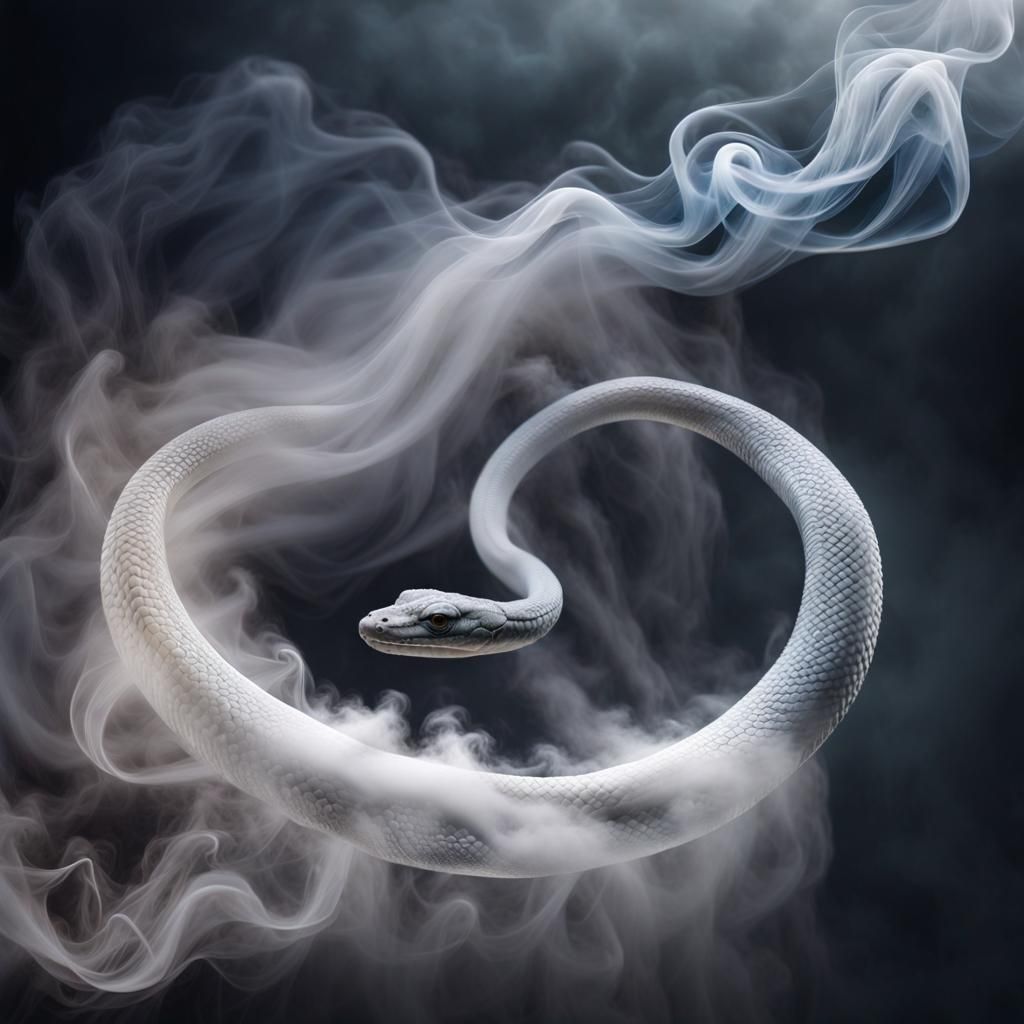Smoke Snake  by @Bubble