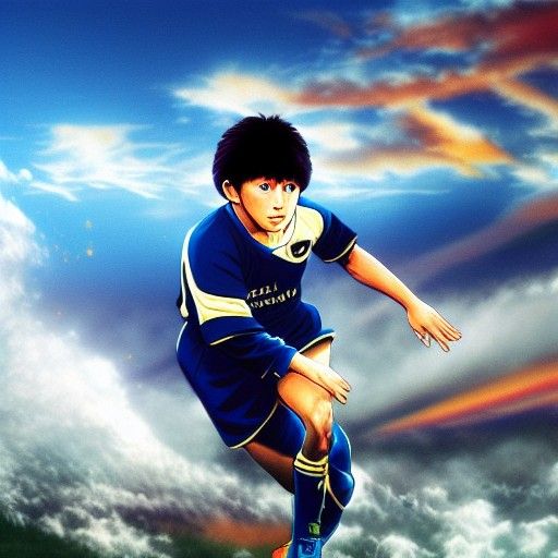 captain tsubasa eagle AI Generated Artwork NightCafe Creator