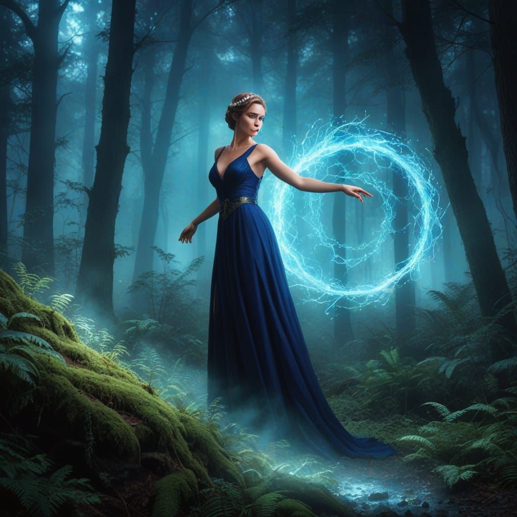 "The Sorceress In The Woods"