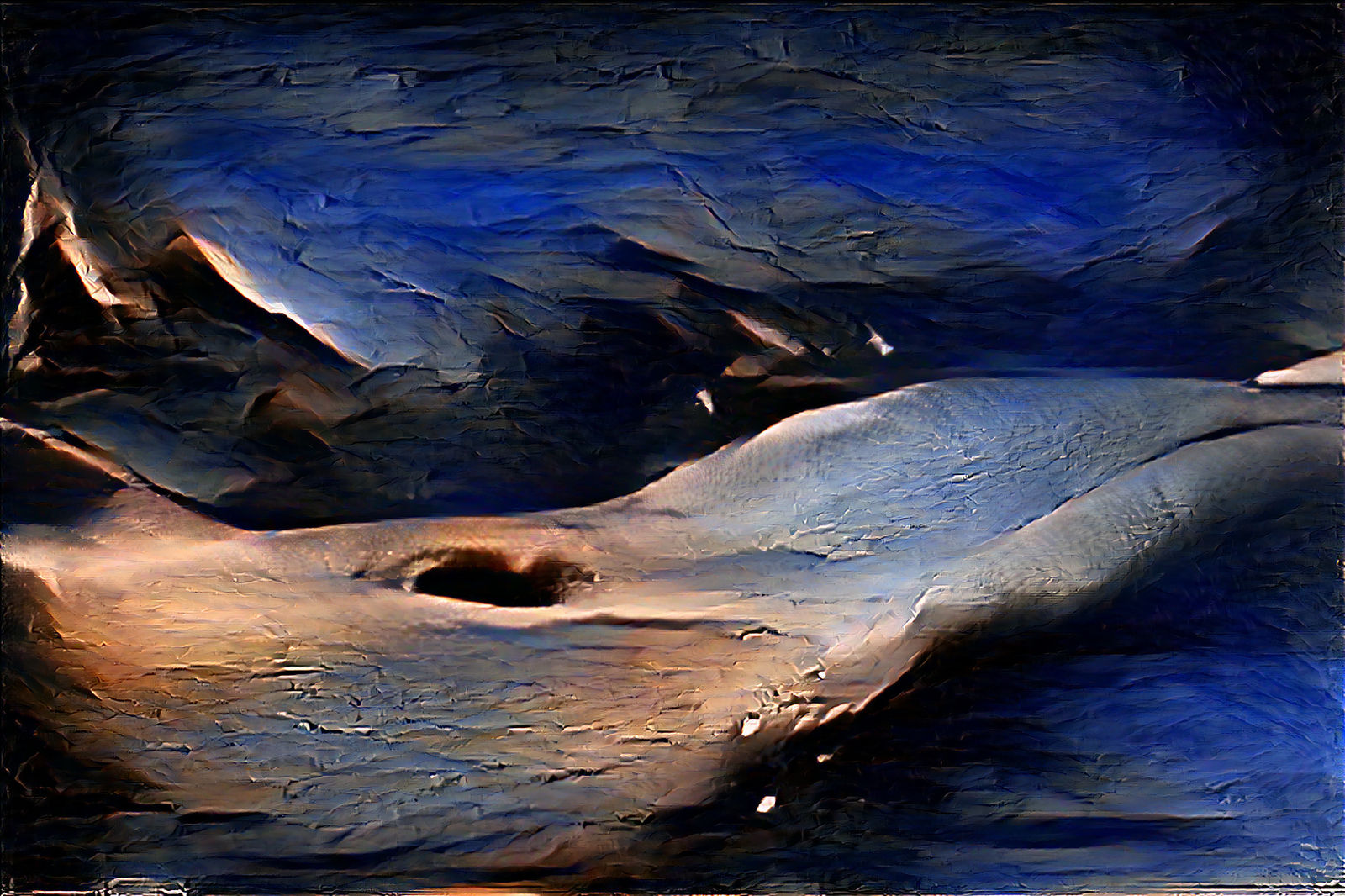 Bodyscape abstract projection