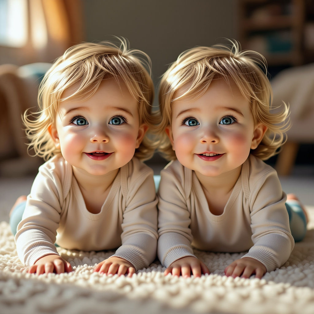 Adorable Baby Portrait with Expressive Details
