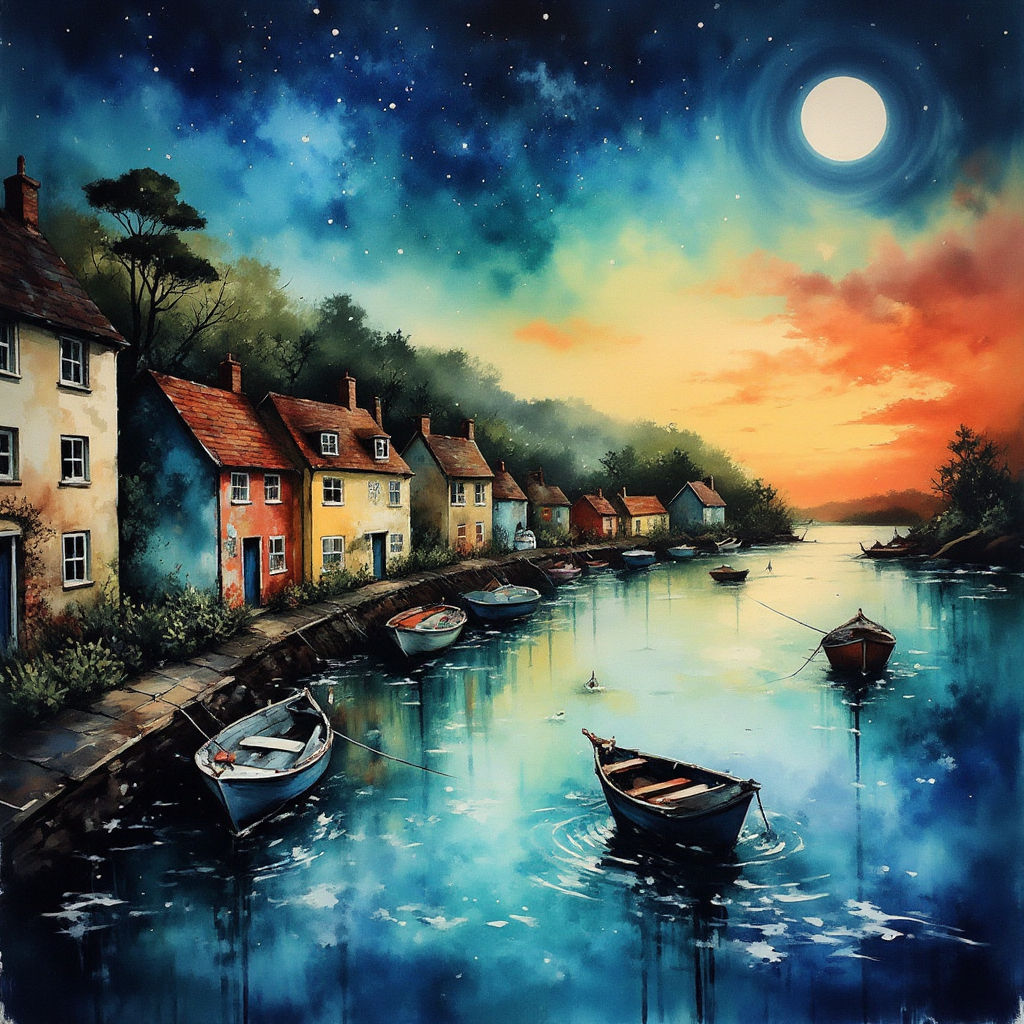 Seaside Village in England