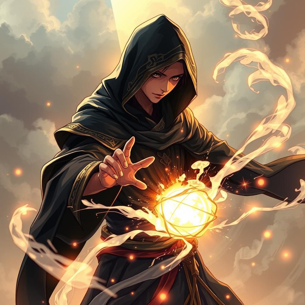 Hooded Mage  by @Alfonsa Yulieta