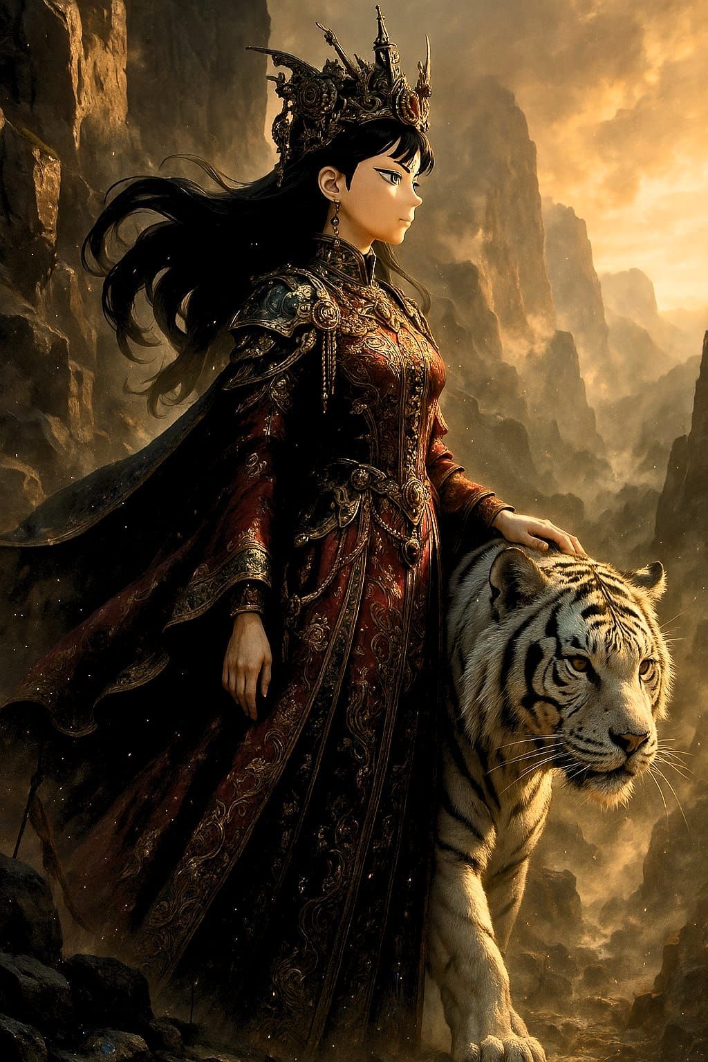 Empress June & Her Tigris Snowfall