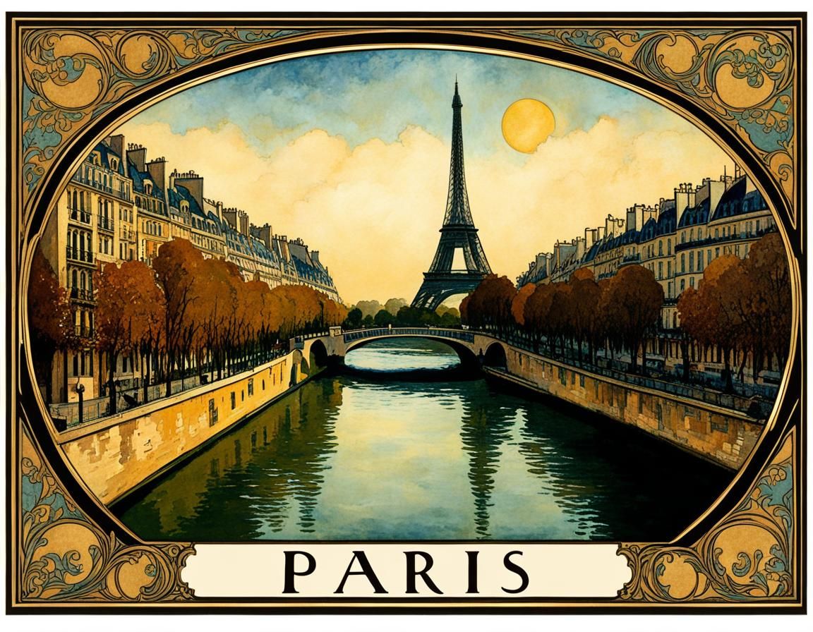 Vintage postcard from Paris  by @Northview