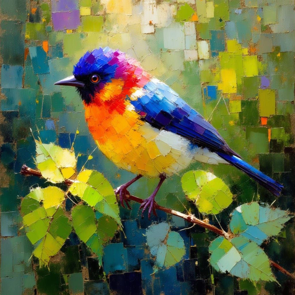 Songbird Mosaic  by @Helix