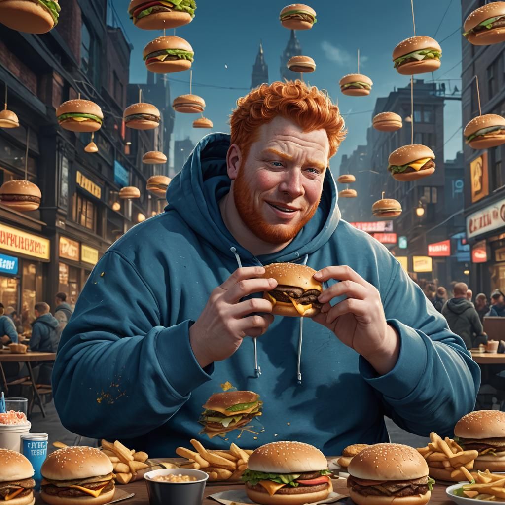 caseoh eating burger