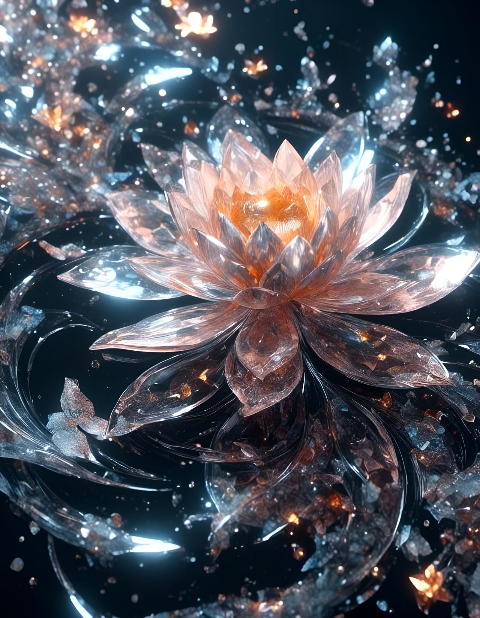 Blooming crystals  by @StarlaBlaise