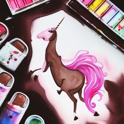 Unicorn 🦄 chocolate 🍫  Caution ⚠️  Explosion 💥 Lipstick �...