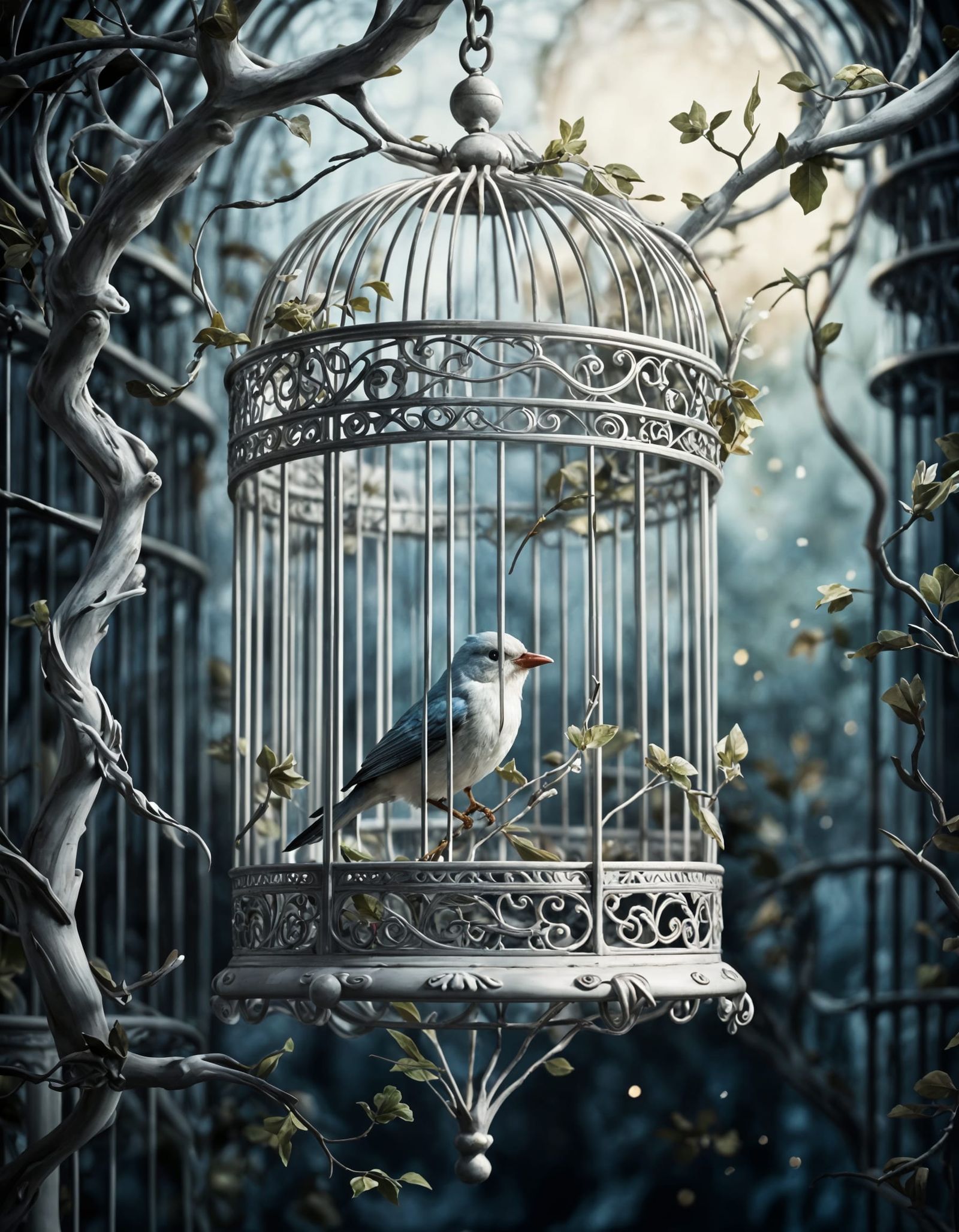 Old Birdcage  by @MoMoMat