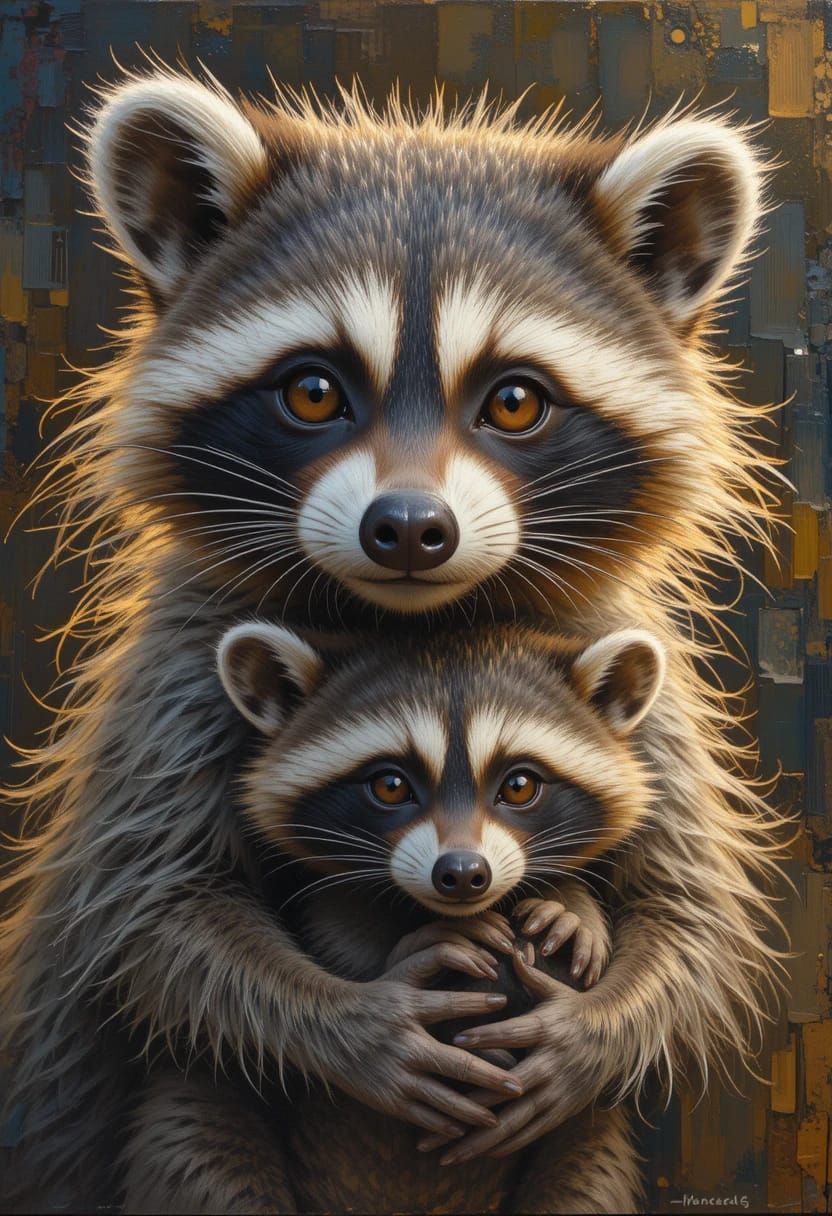 Racoon Family ๐๐๐