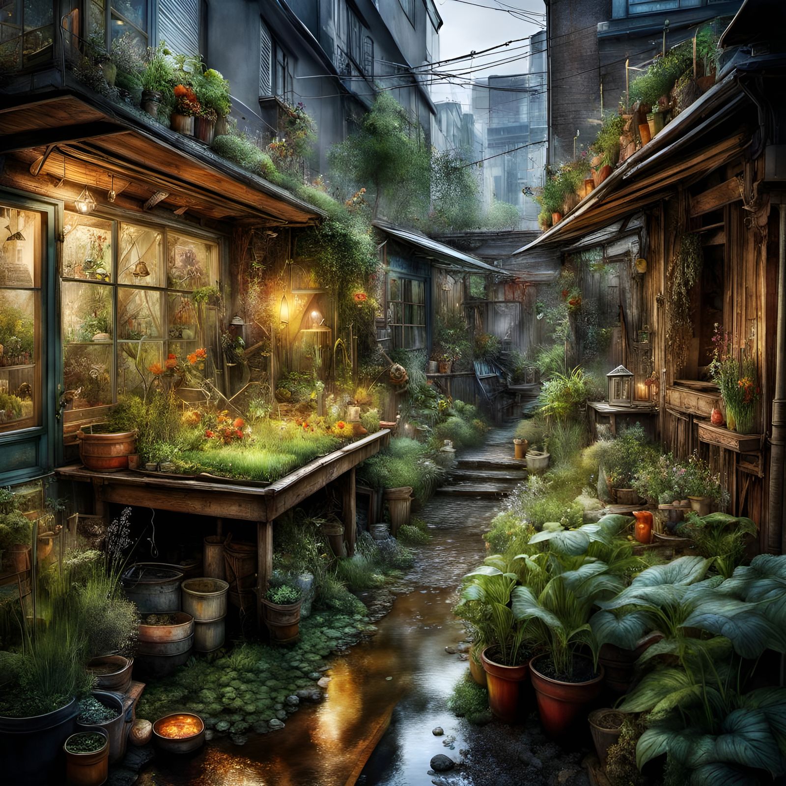 Permaculture urban Oasis  by @Accordance