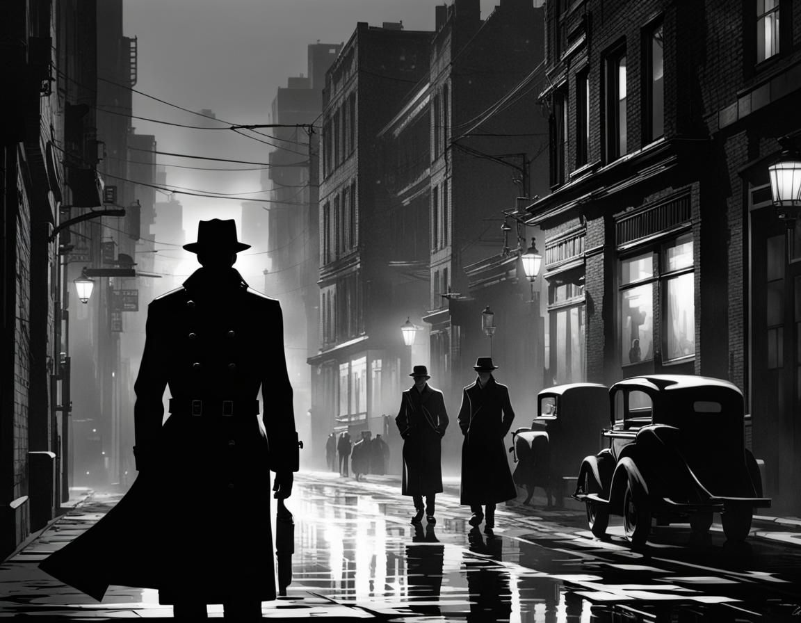 Gotham city detective - AI Generated Artwork - NightCafe Creator