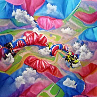 Skydiving without a parachute