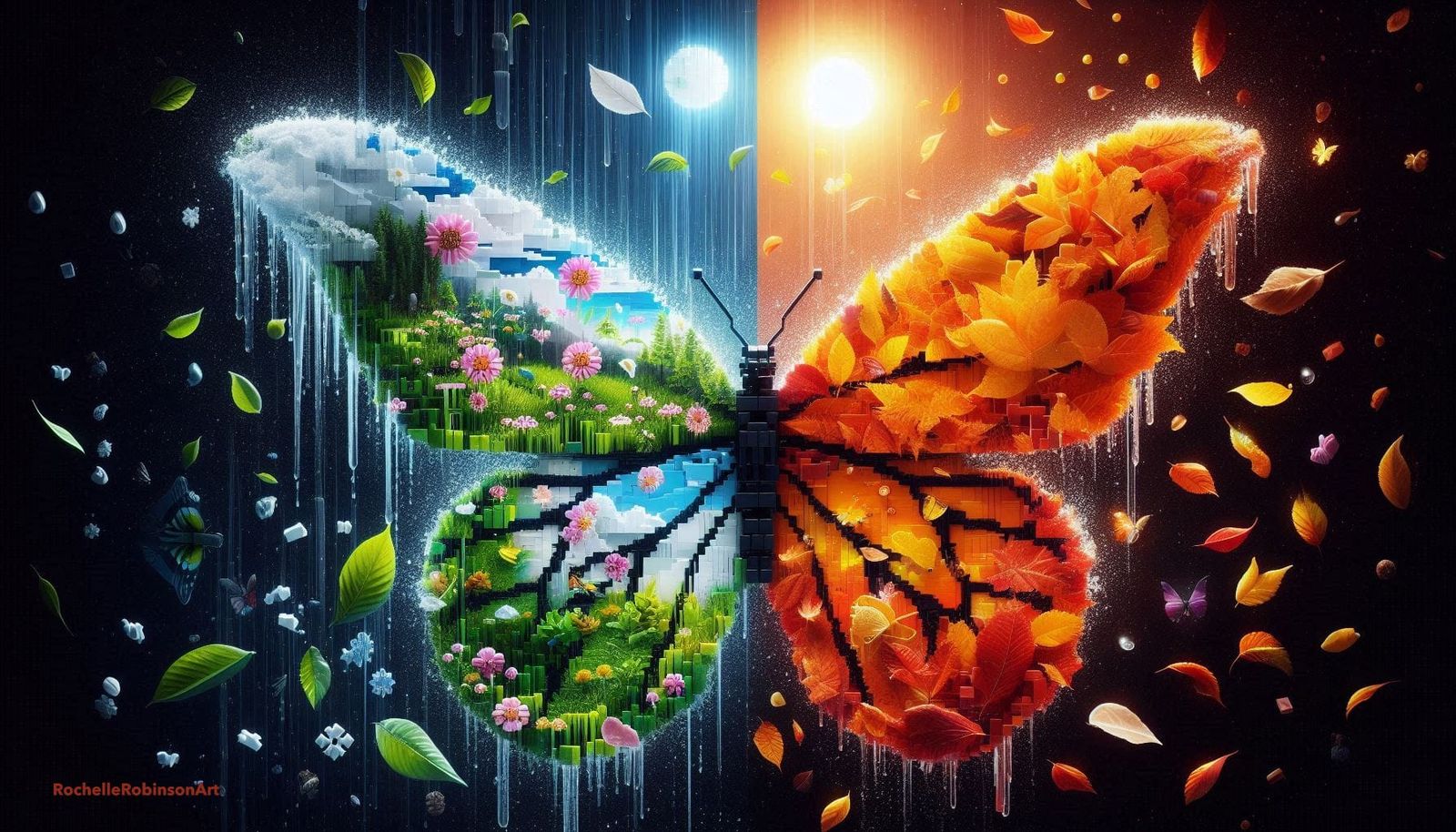 Butterfly - Lego Art