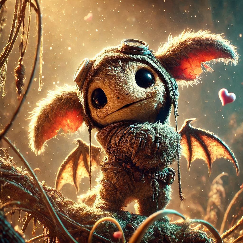 adorable fairy-tale fantasy creature portrait..