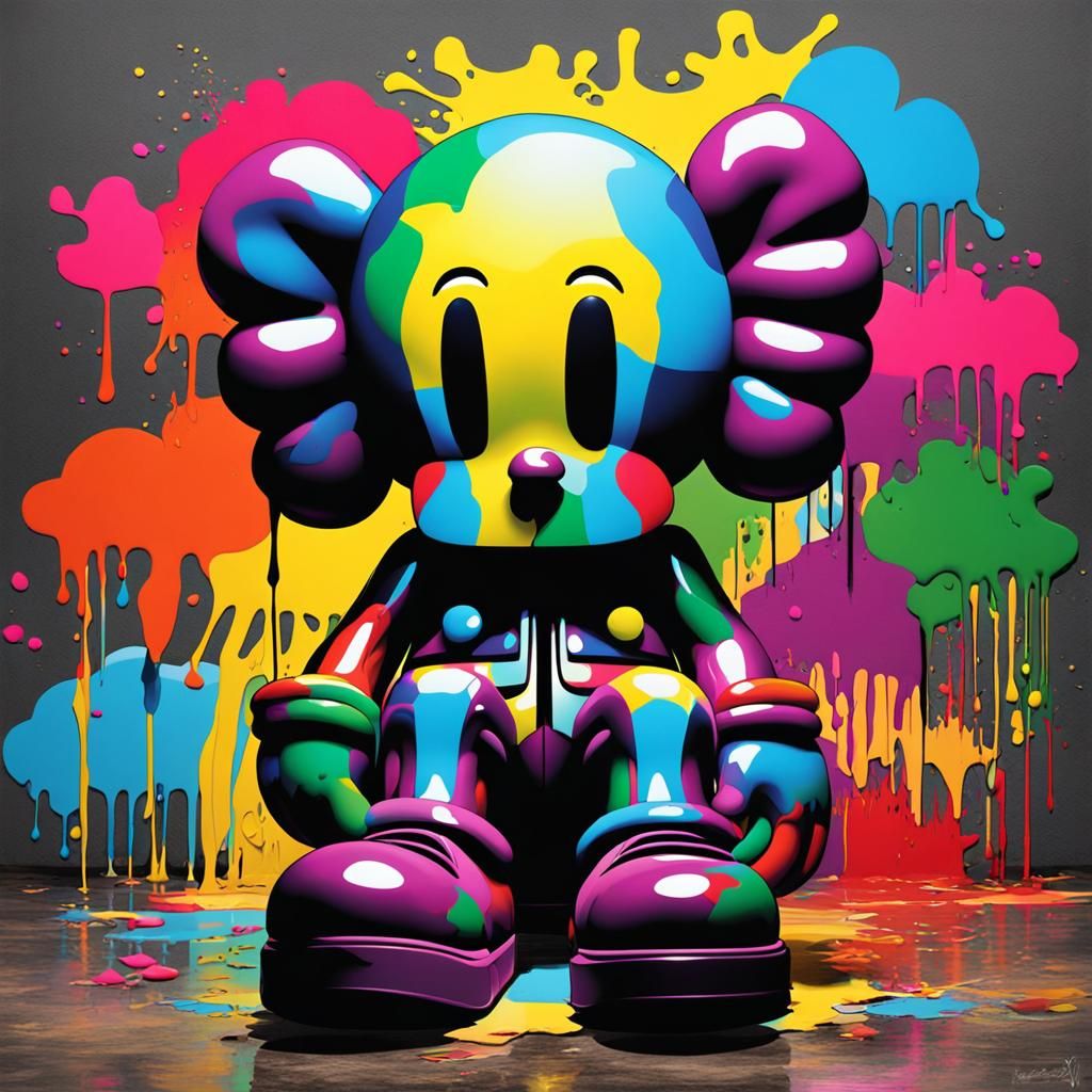 Kaws pop art