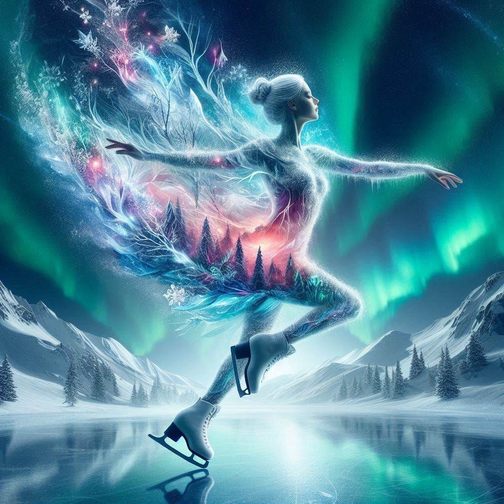 Nevada the Ice Skater: Double Exposure