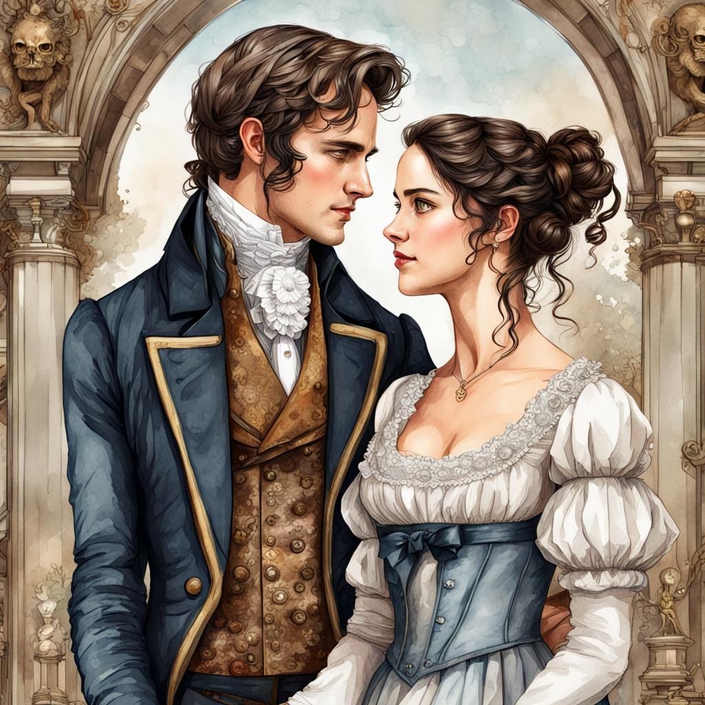 Steampunk Pride and Prejudice - AI Generated Artwork - NightCafe Creator