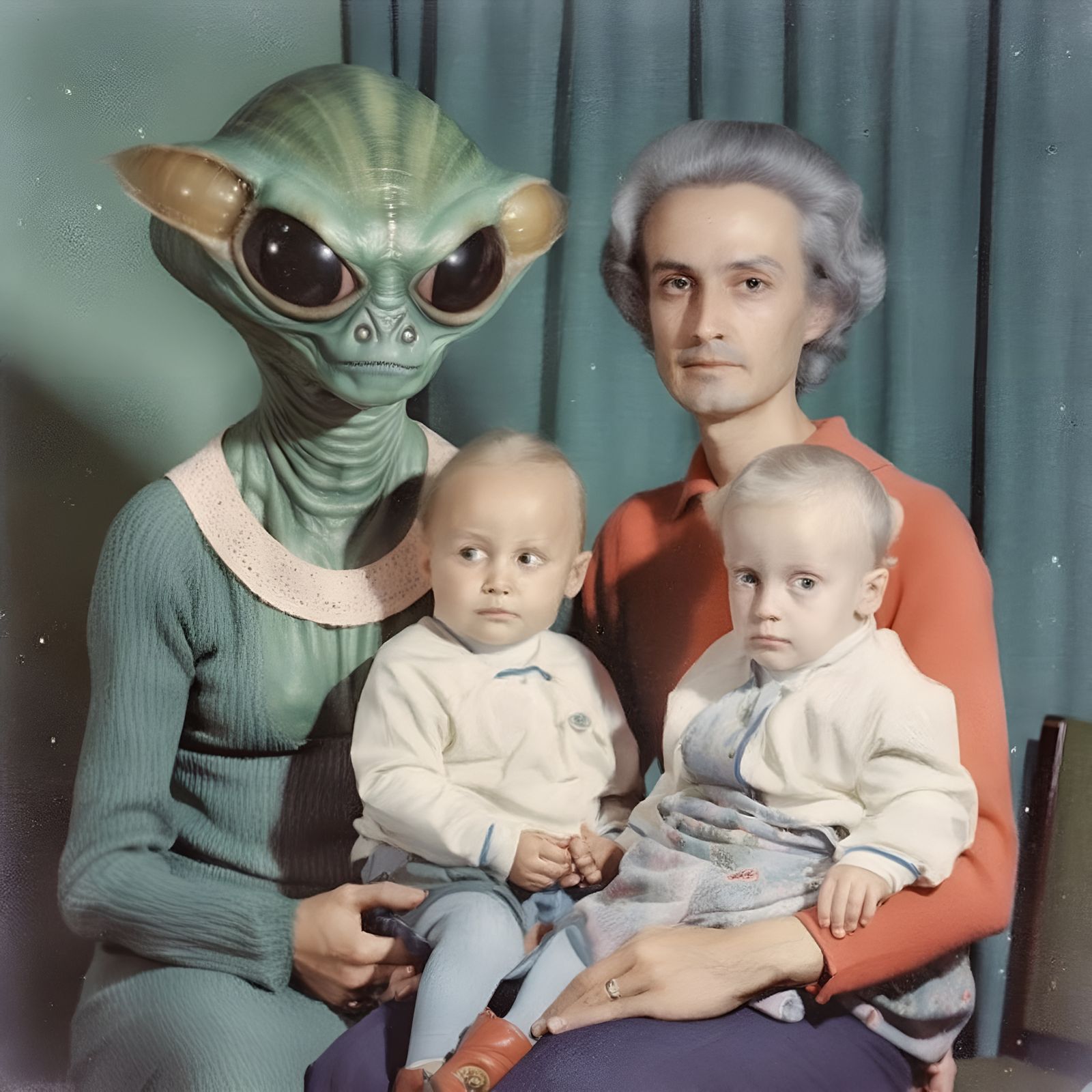 Midjourney v5: I just can’t get enough of awkward family photos