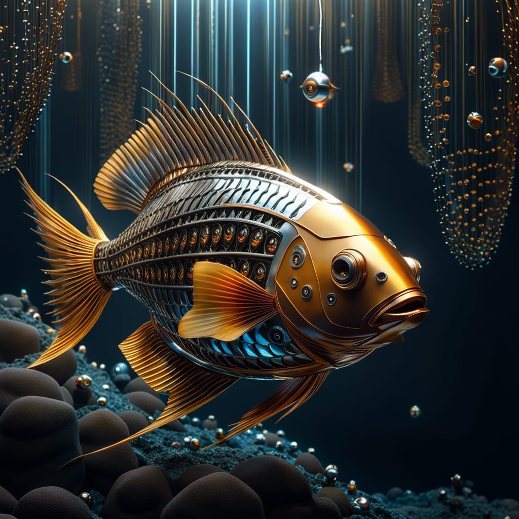 Robotic fish  by @undefined