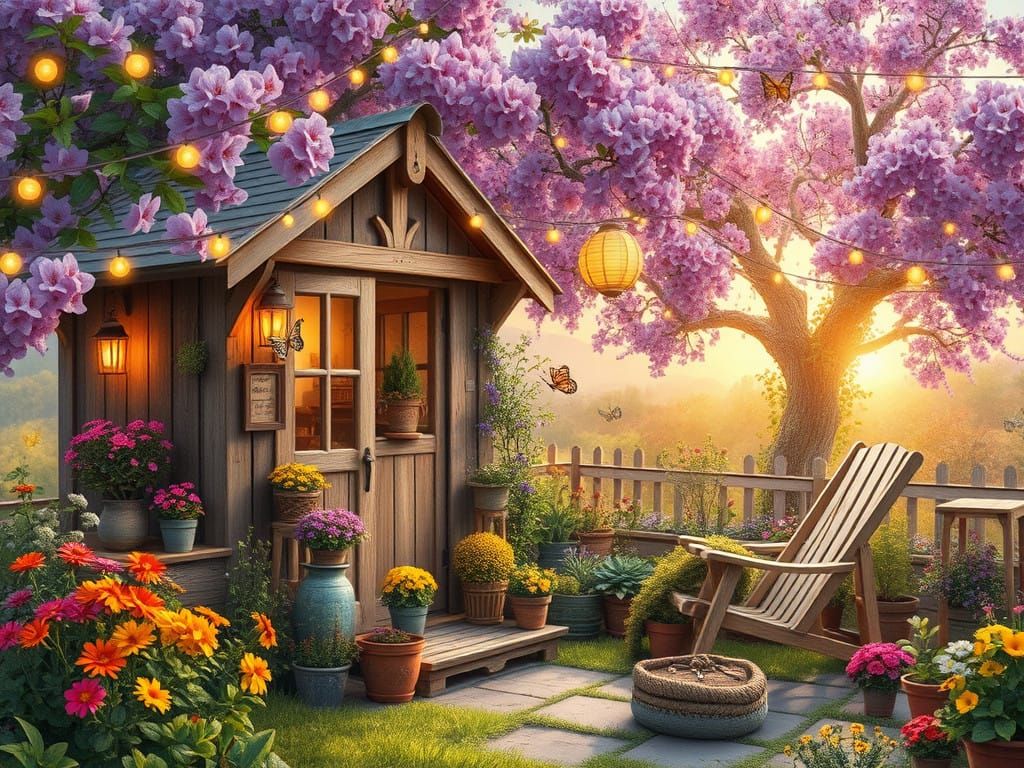 The Garden  by @Skyangel