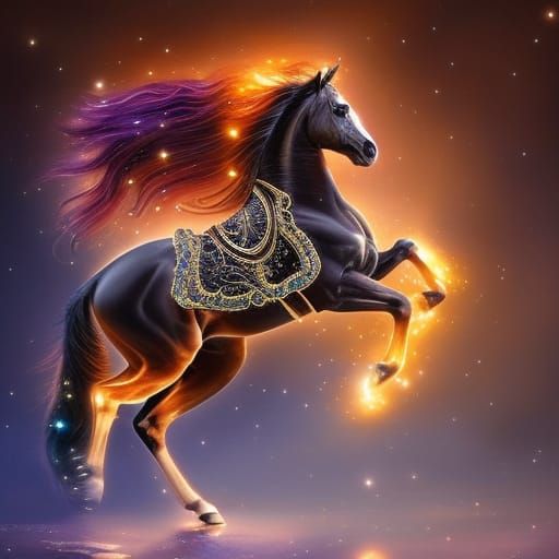 Horse - Ai Generated Artwork - Nightcafe Creator