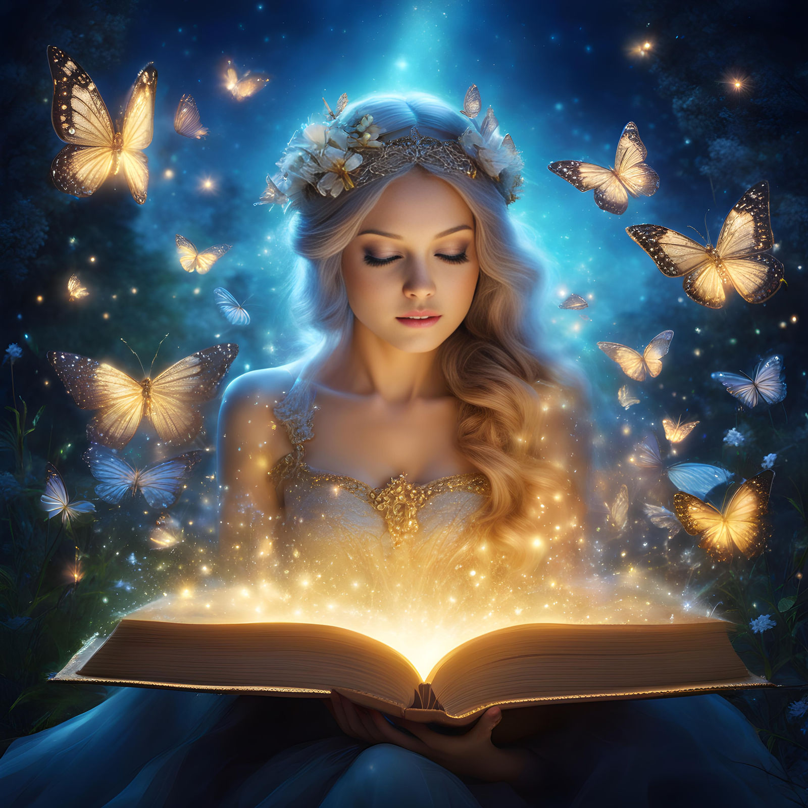 Beautiful Princess in an Enchanted Story. - AI Generated Artwork ...