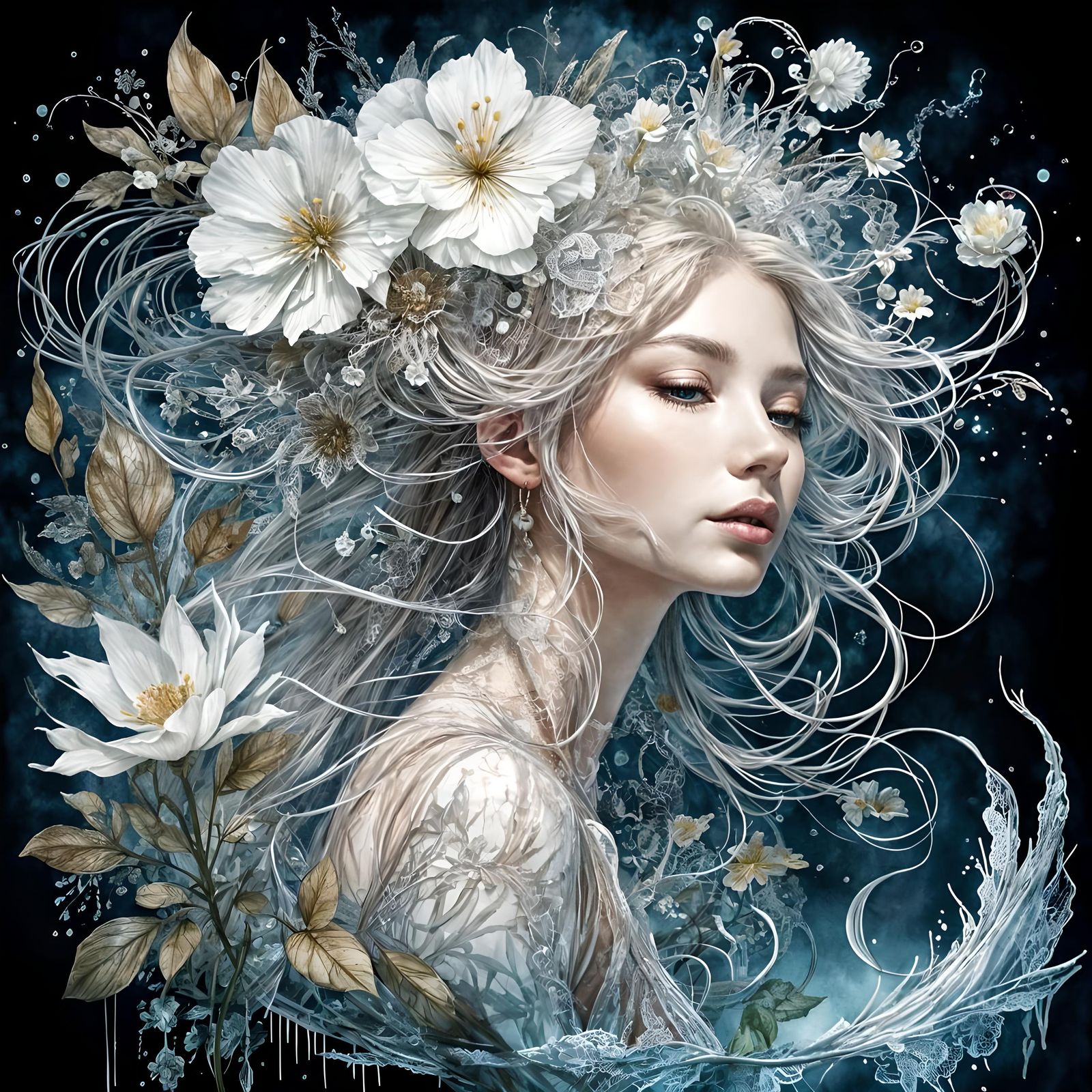 Flower lady  by @That cinema teacher