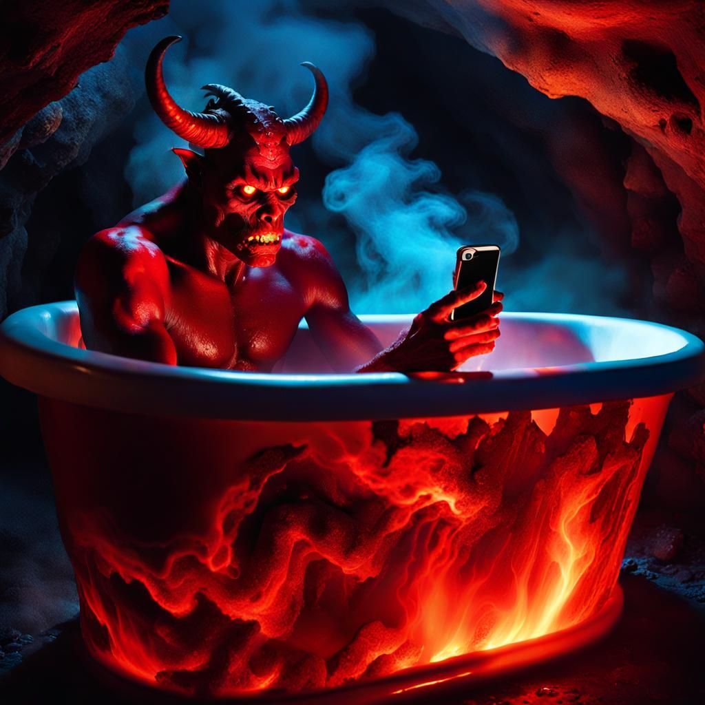 Relaxing in the Hottest Tub  by @Niki