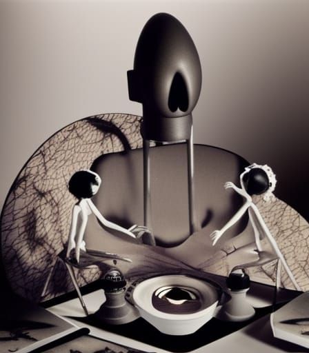 Eldritch Stopmotion: Hyperrealism in Quantum Painting Style