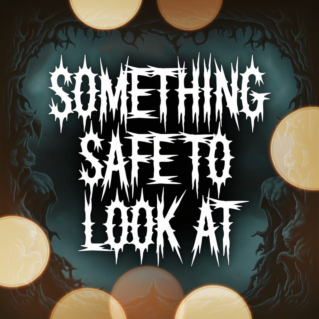 Heavy Metal Album Cover in Gothic Photography Style