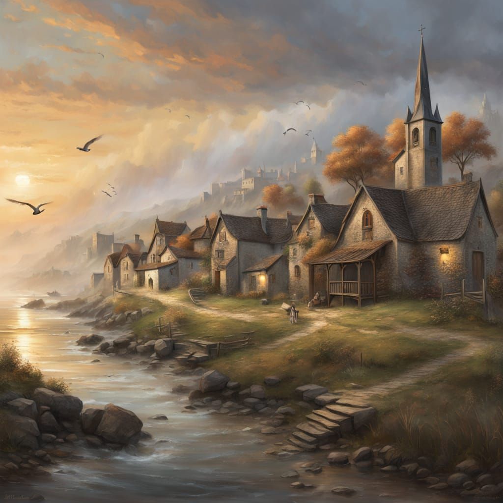 Small Village  by @Trekker