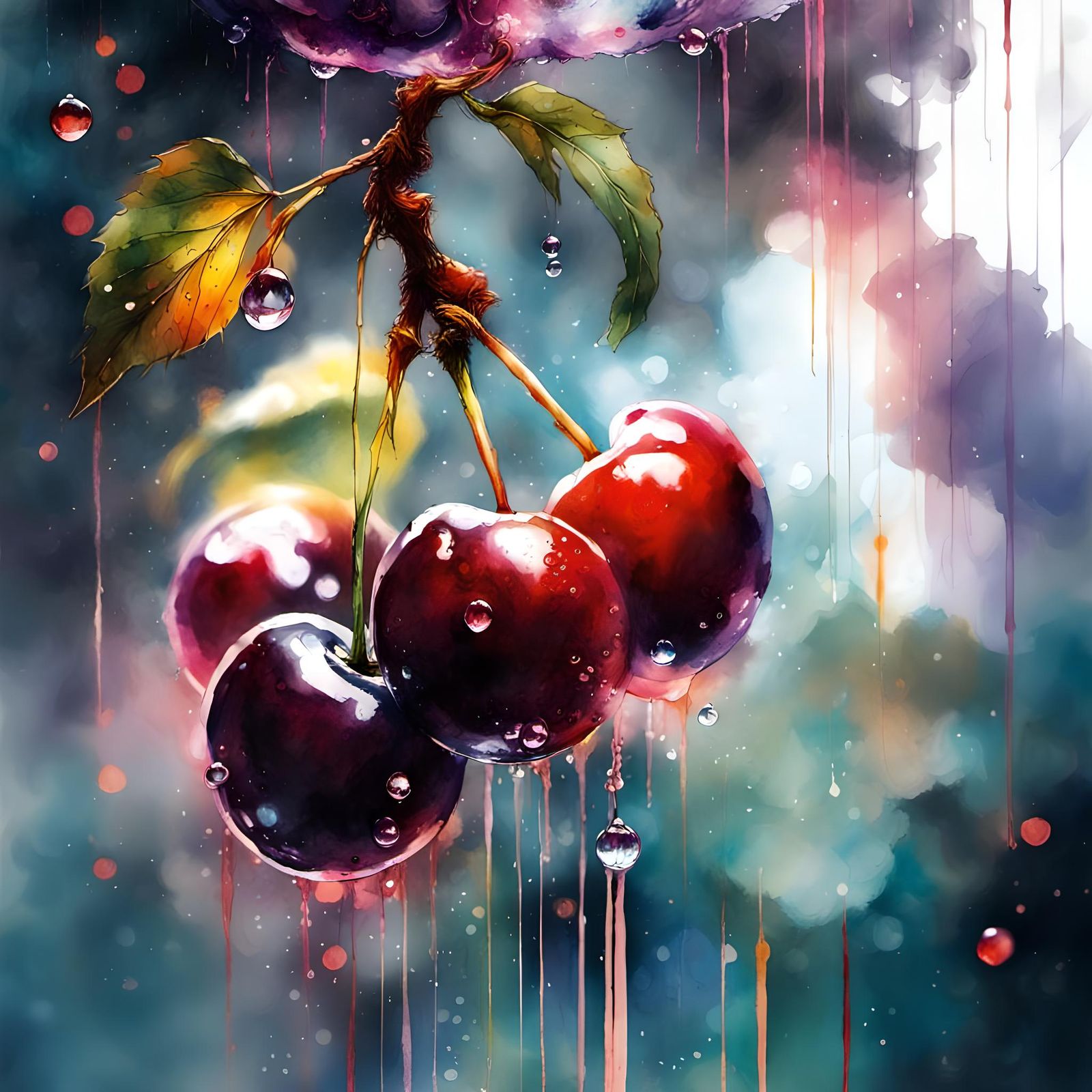 Cherries for Good Health  by @PlanetXNFTs 