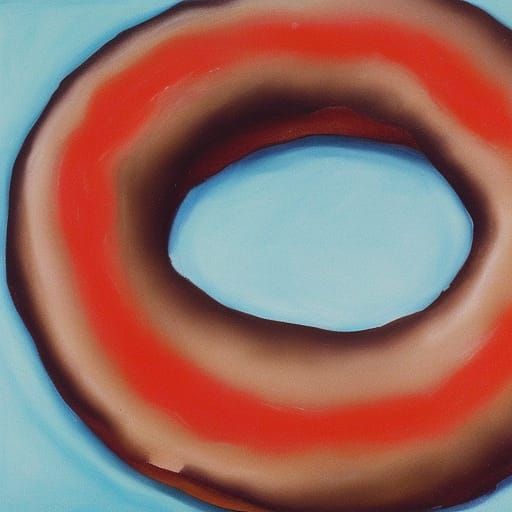 A doughnut, By Lyubov Popova