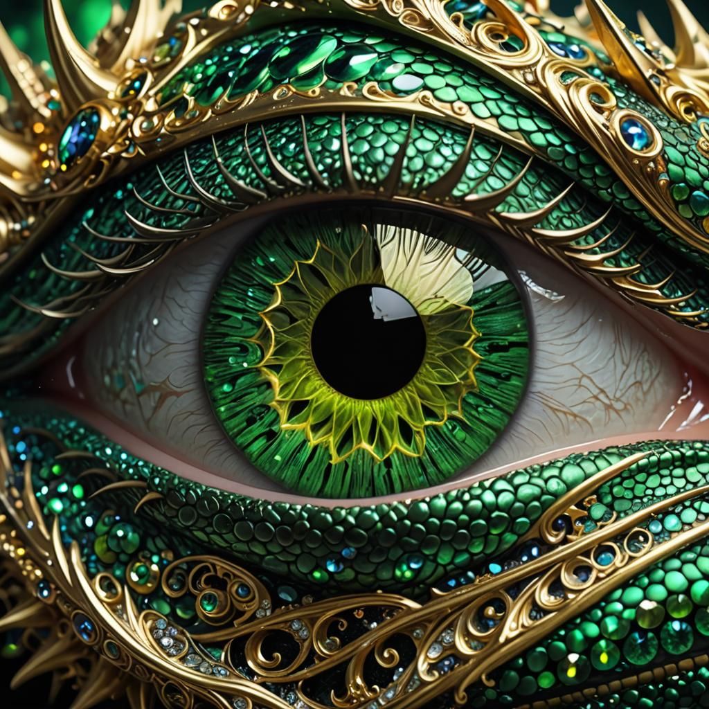 Dragon eye  by @Jaybee