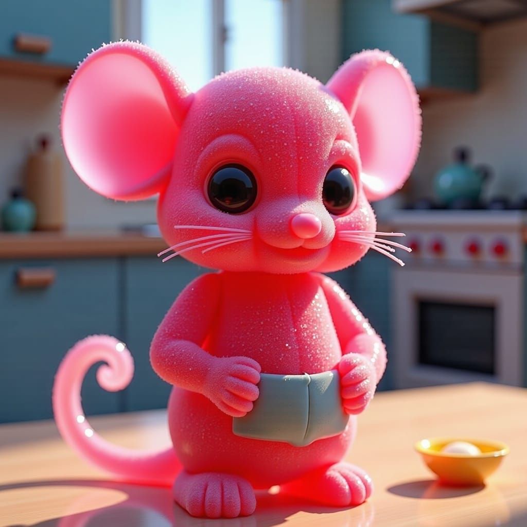 <lora:Gummy World:1.5> anthro rat cute gummy lolly