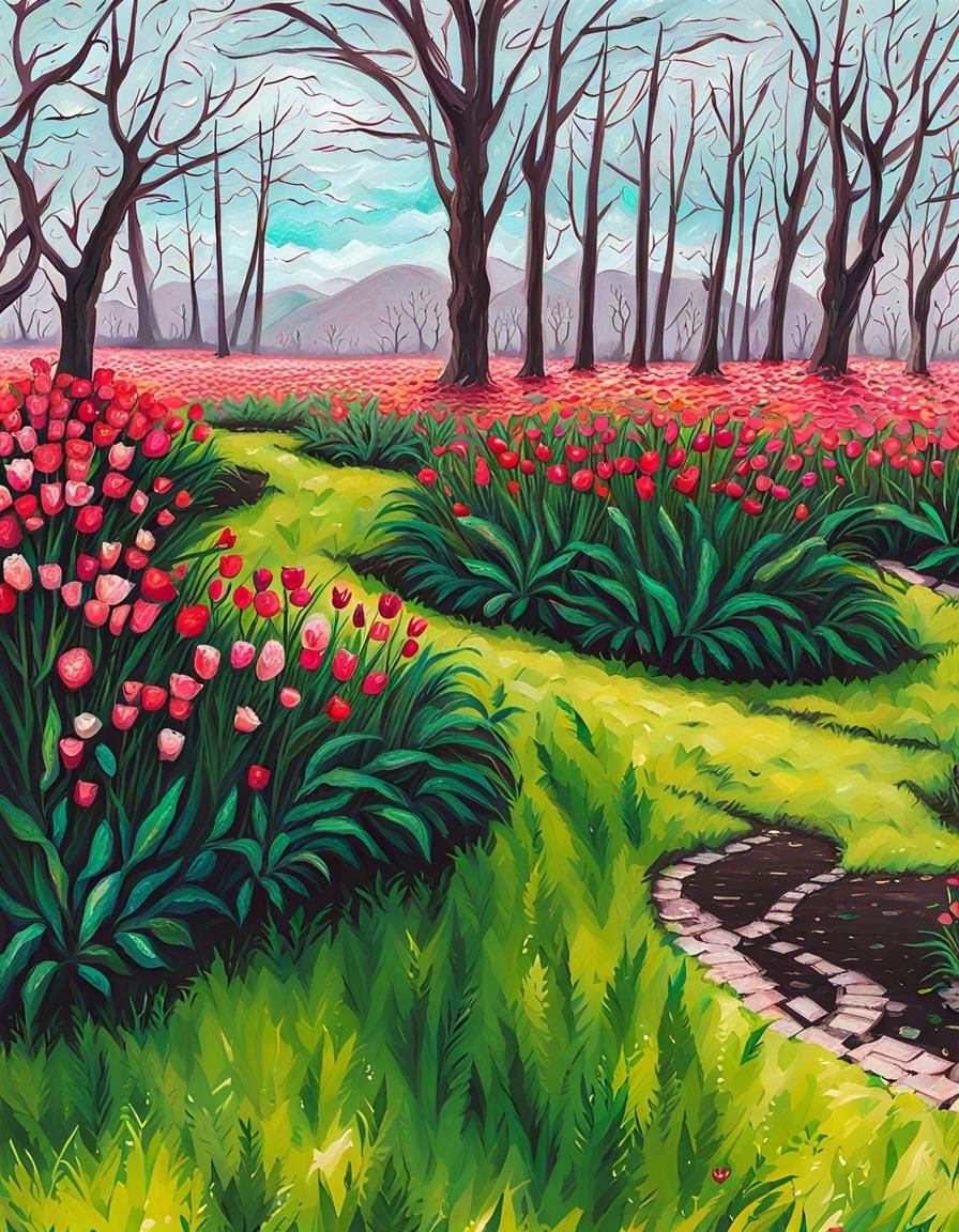 Abstract Symbols: Devil, Leg, Tulip, Star