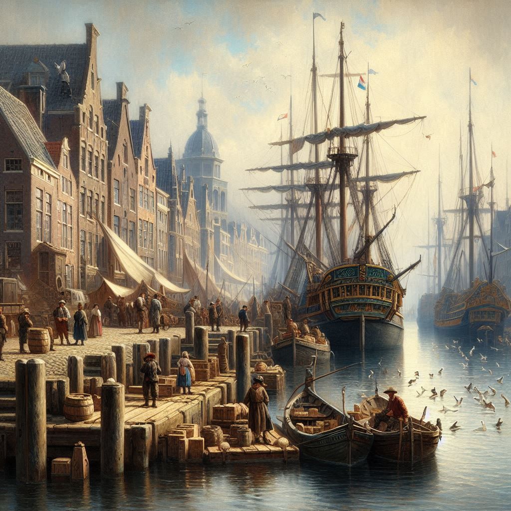 Fisherman Cottage and Harbor paintings