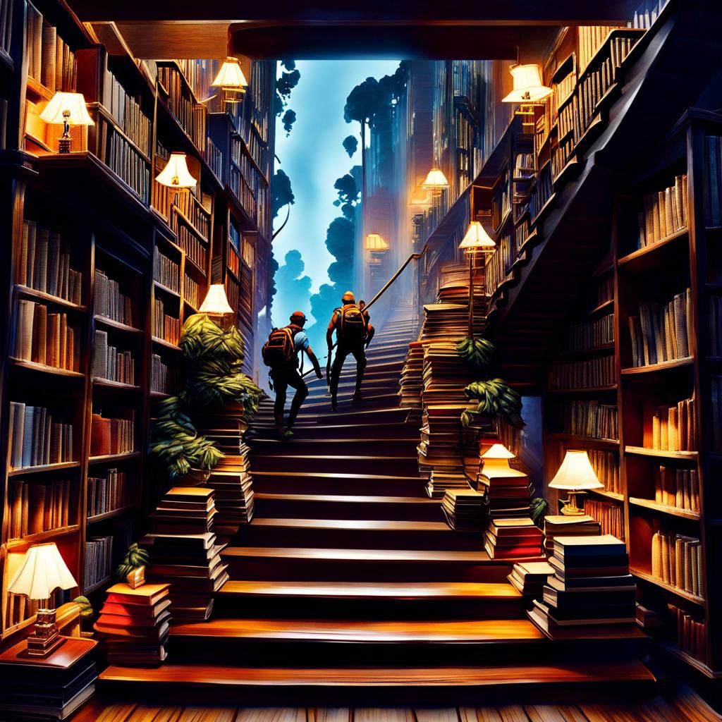 The Library a Gateway to fantasy other worlds