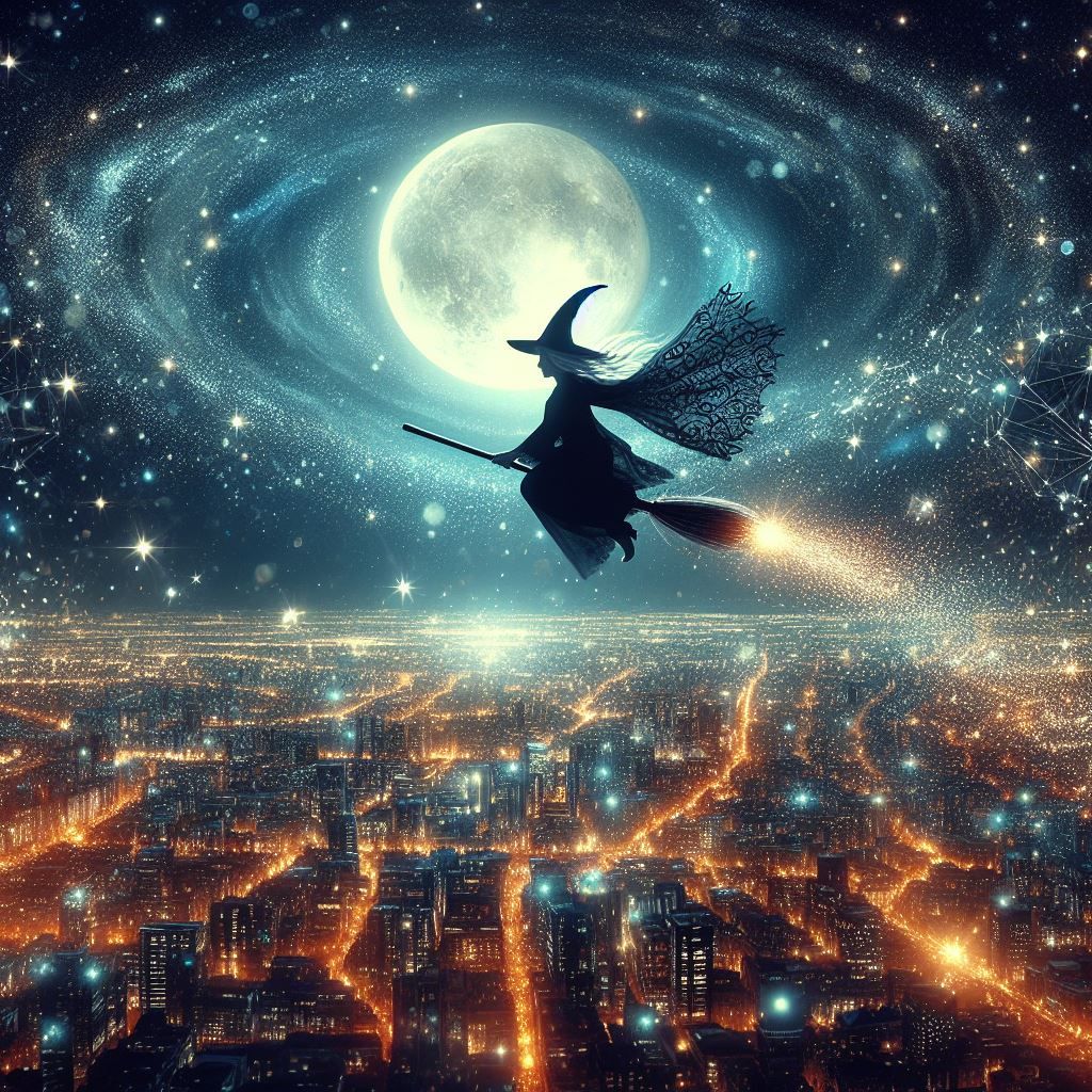 Night Witchery - AI Generated Artwork - NightCafe Creator