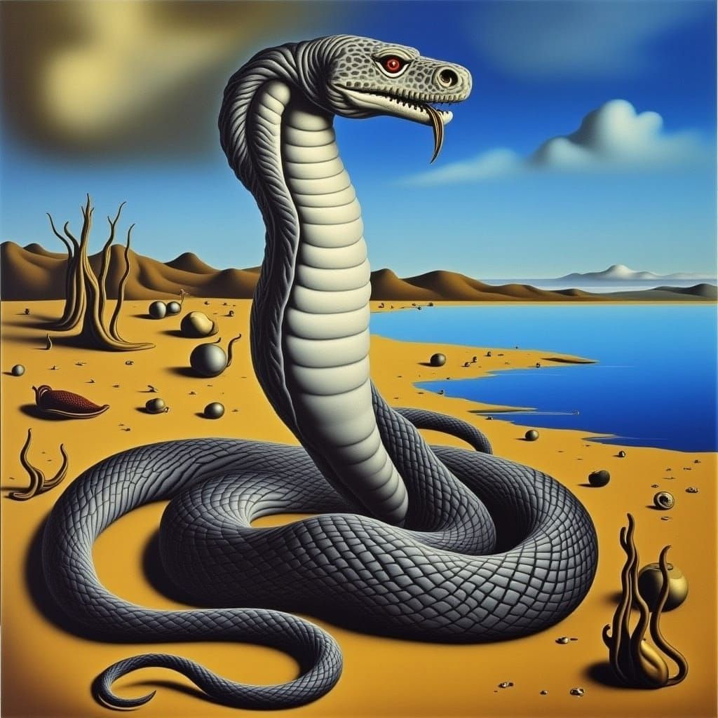 <lora:STRANGE WORLD:1.0> King Cobra 