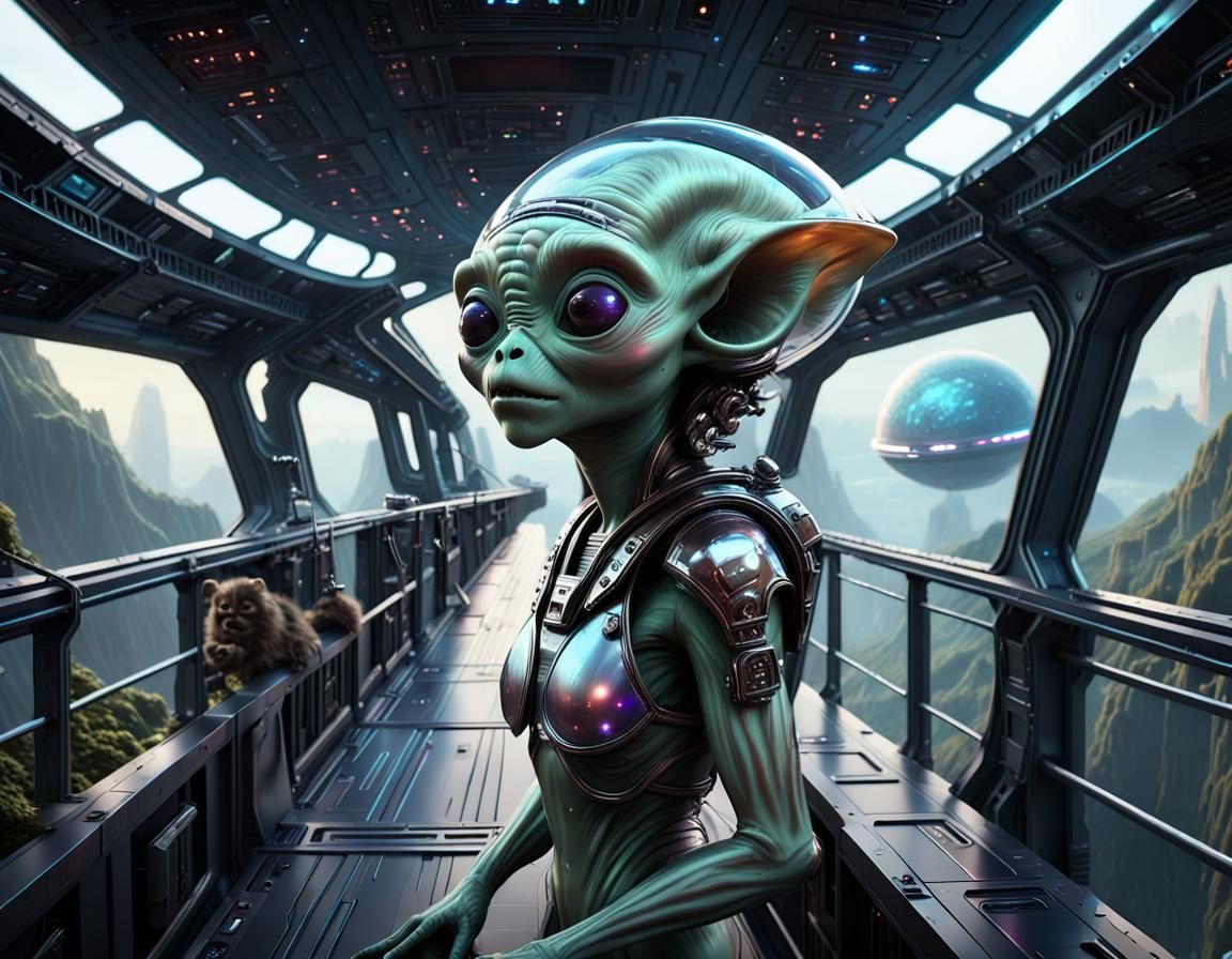 Pearlescent Alien